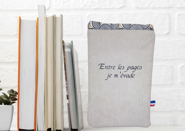 Pochette livre Beige