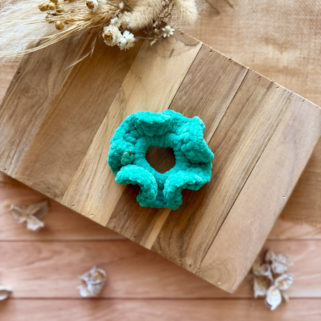 Chouchou tout doux émeraude