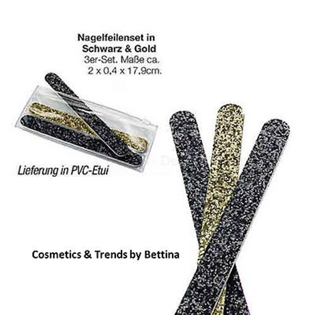 Nagelfeilen Set, 3 tlg