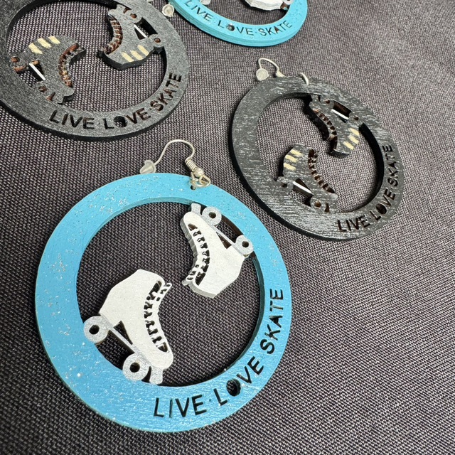Live.Love.Skate Earrings 