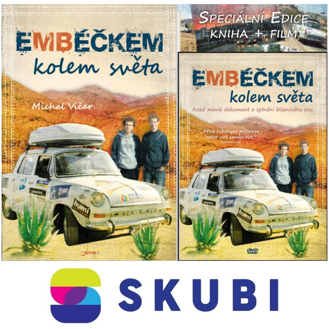 Kniha Embéčkem kolem světa + DVD - speciální edice kniha + film - Michal Vičar