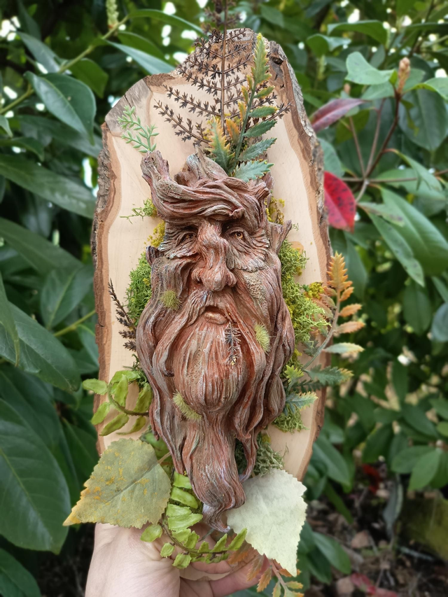 Ent de Printemps - Sculpture fantastique 