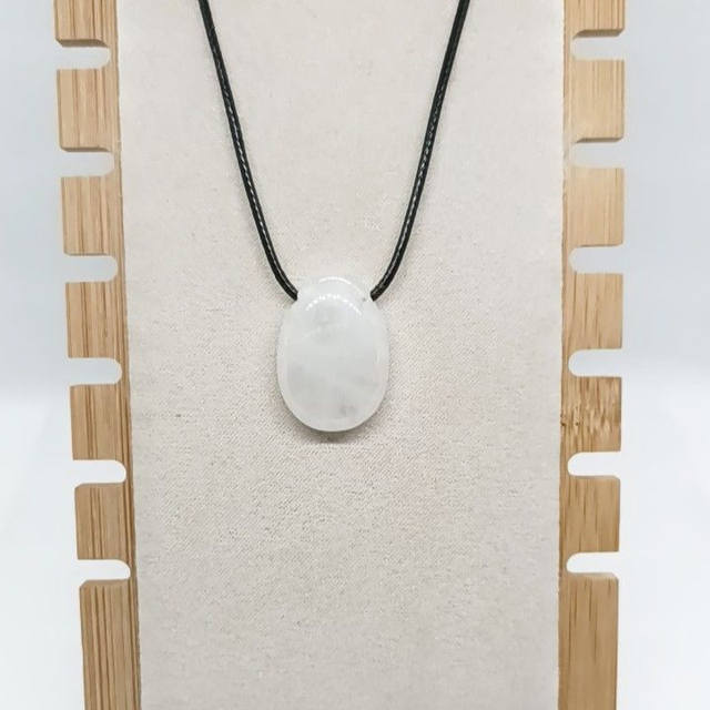 Pendentif Cristal de Roche - Pierre Percée