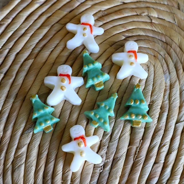 Fondants Noël - Feu De Bois &amp; Mandrine (lot de 8) 🔥🍊