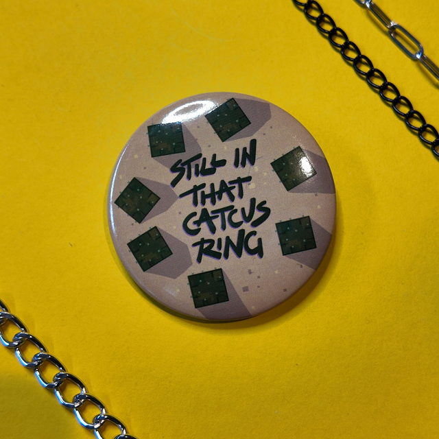 Hermitcraft - Still in that Cactus Ring - Badge [BGE-HC-CAC]