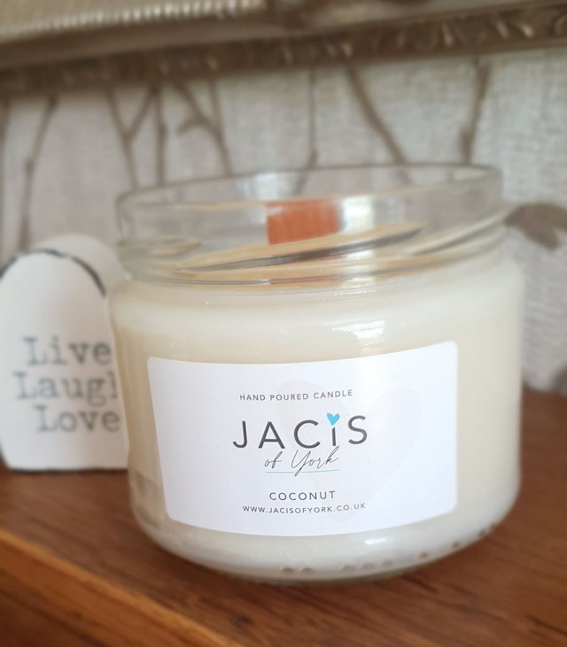 Jacis of York: Coconut Scented Candle - Jar Range