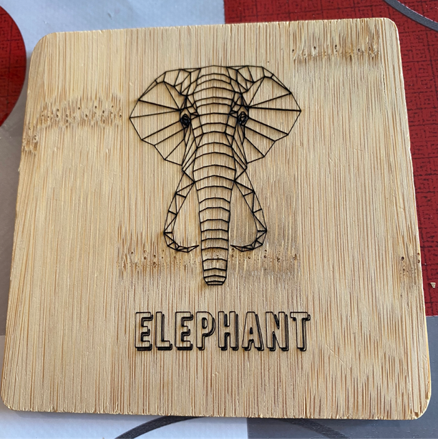 Sous Bock Carré Bambou