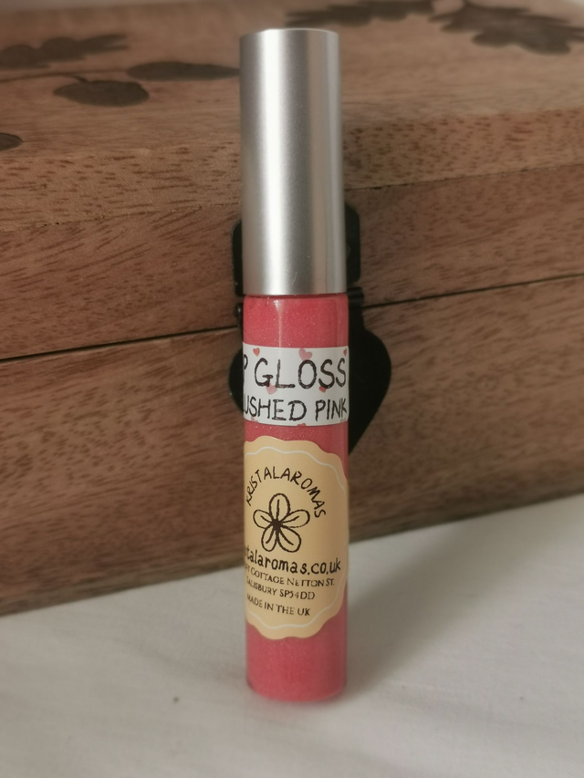 Lip Gloss (organic)  Blushed pink  10ml