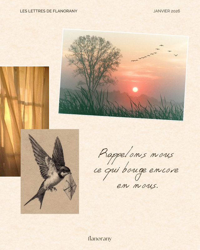Les lettres de flanorany ~ Courrier Mensuel
