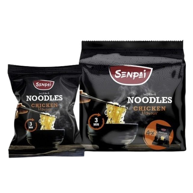 Noodles saveur Poulet ( le paquet de 4 x 60g )