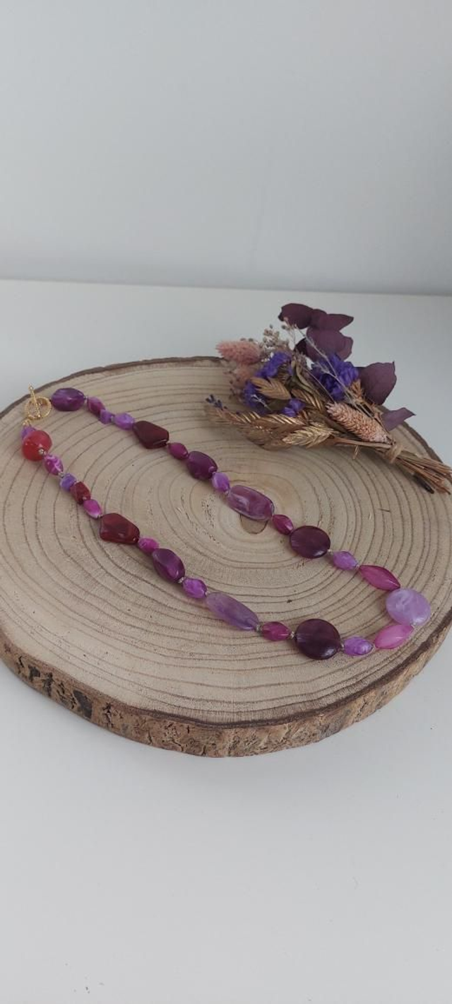 Collier Hector mauve