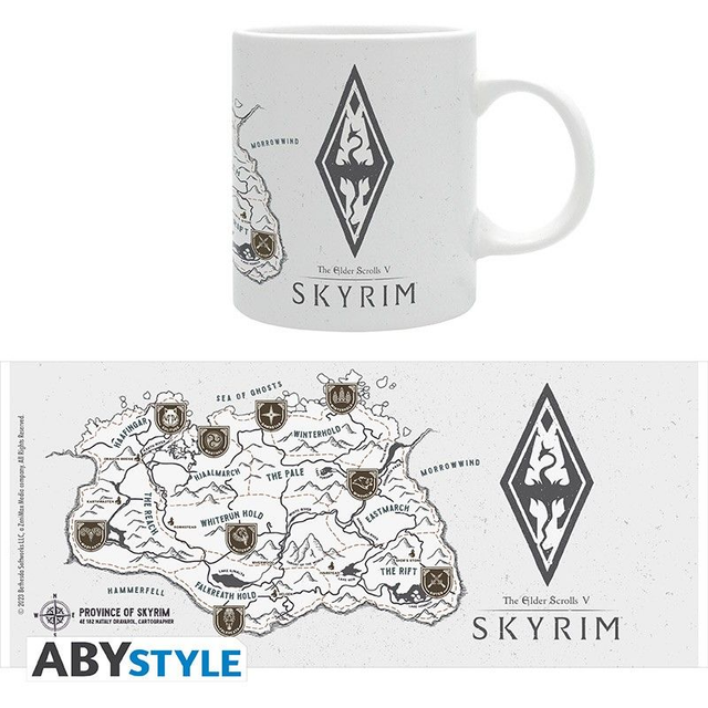 Skyrim: Map Mug