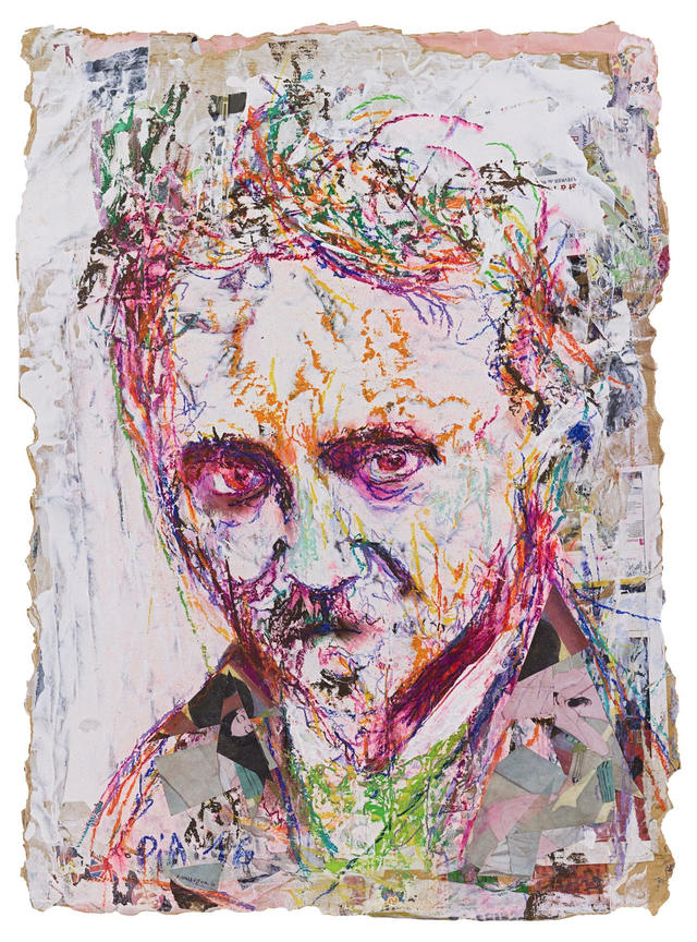 Félix et sa baigneuse - Digigraphie