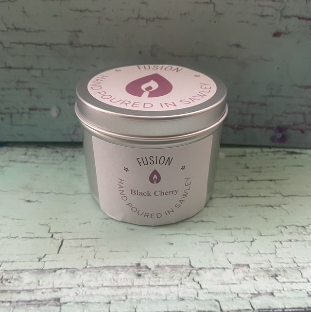 Candle in a Tin - Black Cherry 