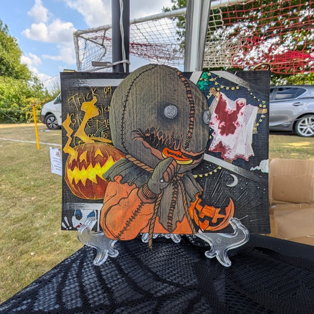 Medium Art Piece - Pumpkin Sam