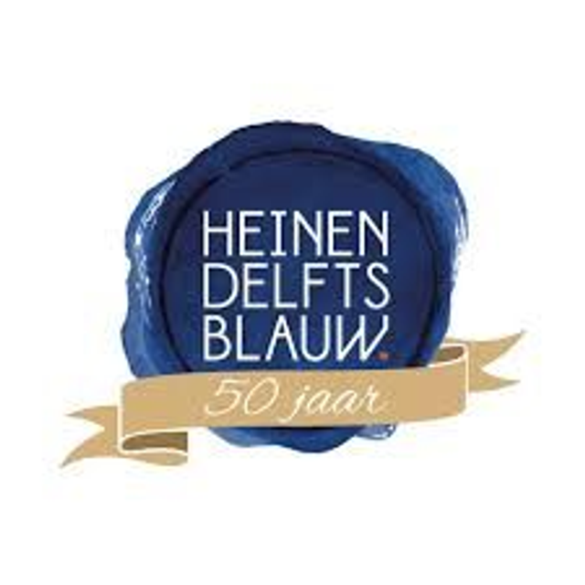 Heinen Delfts Blauw Blauw Bloesem vaas nr. 5
