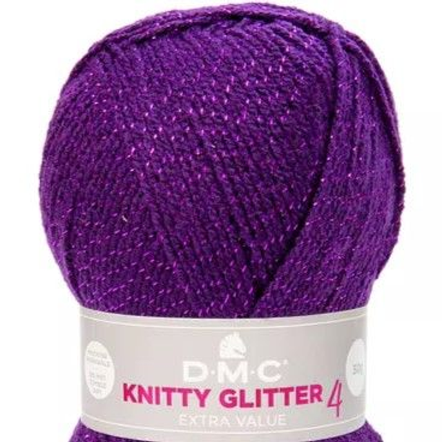 Knitty Glitter Violet 255 X5