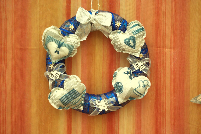 805-Couronne de Noël diamètre 30 cm