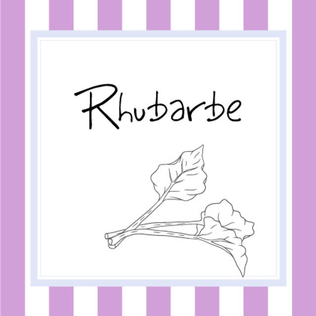 Rhubarbe (Confiture, 370g)