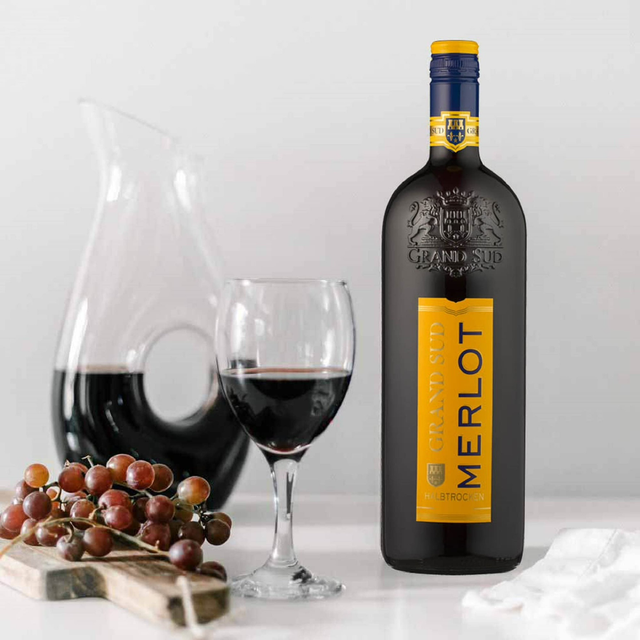 Grand Sud Merlot halbtrocken 1,0 L - Les Grands Chais de France