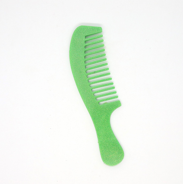 Peigne vert irisé