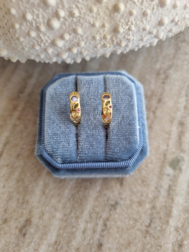 Mini Hoops multicolor 