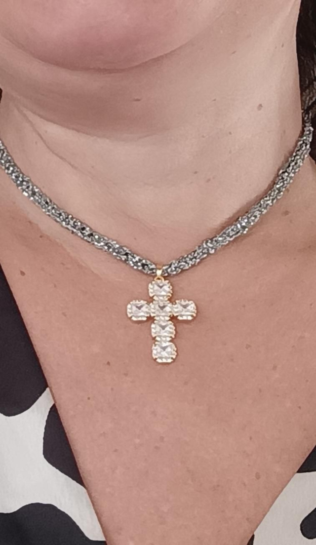 Collier croix 