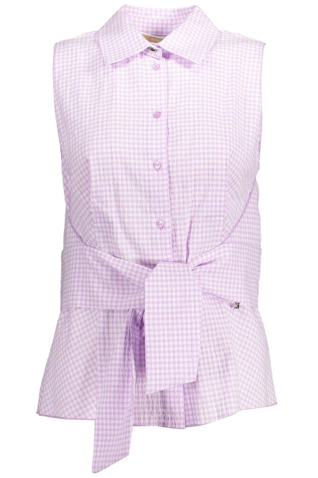 1644KOCCA CAMICIA SENZA MANICHE DONNA ROSA
