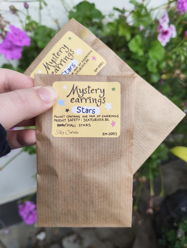 mystery stars ⭐ earrings