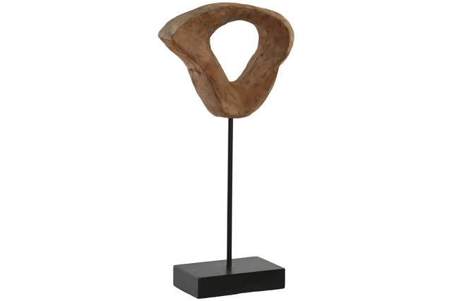 FIGURA DECORACION MANGO HIERRO TRONCO NATURAL