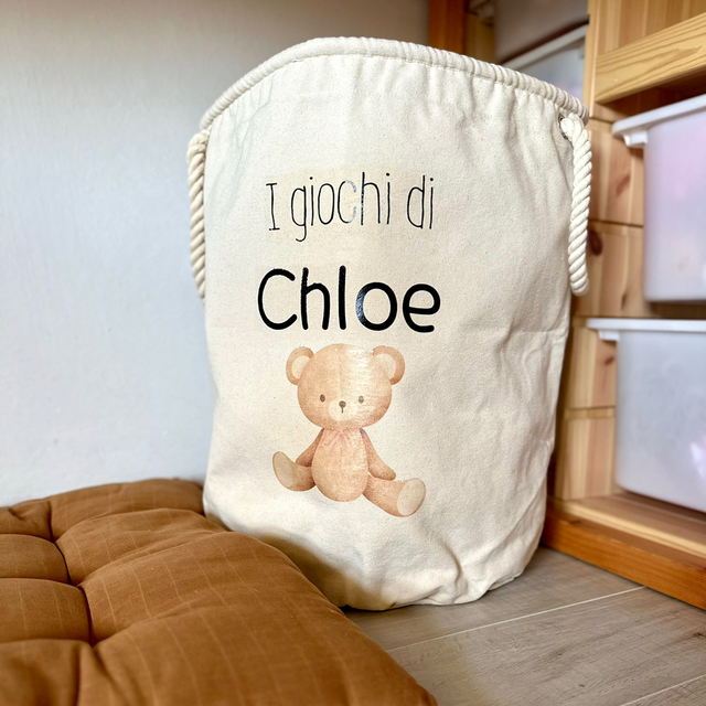 Life&Child - cesta porta giochi L