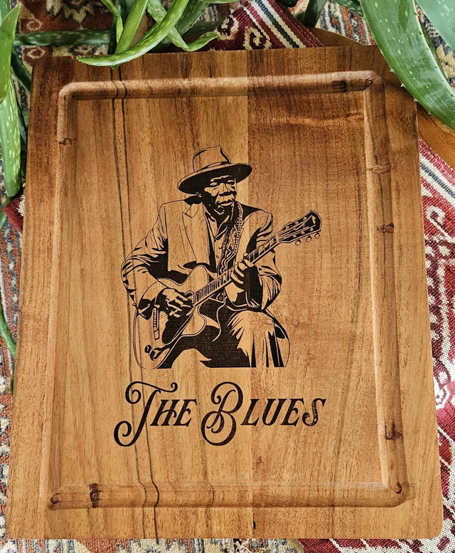 The Blues Serving Board