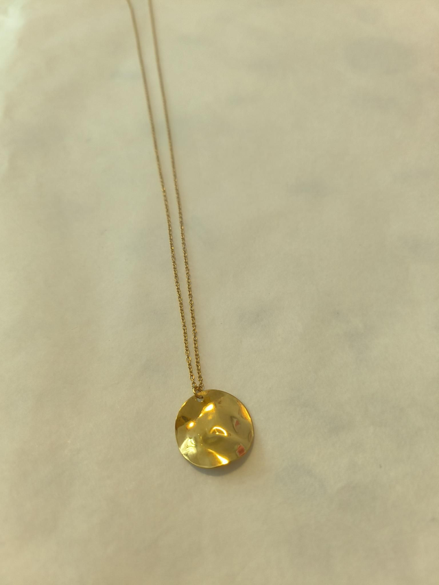 Collier rond martelé 