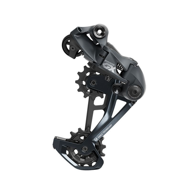 DÉRAILLEUR ARRIÈRE SRAM GX EAGLE CHAPE LONGUE 12V 52D ALUMINIUM GRIS LUNAIRE