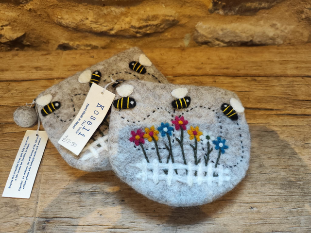 Fairtrade Felt Bee Bag