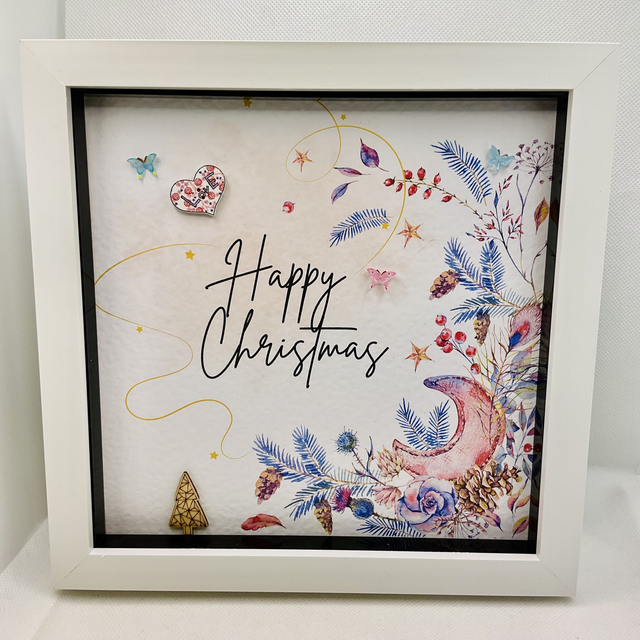 Personalised Christmas frame. Beautiful Christmas gift. 