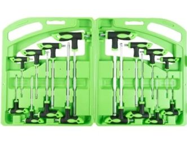 16 pc T Handle Hex ball &amp; star set