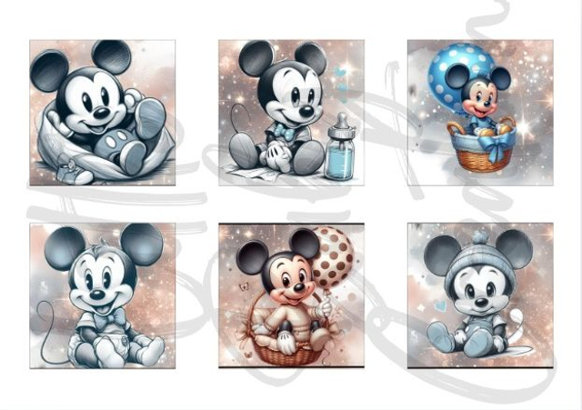 Panneau lingettes mickey
