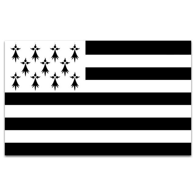 Stickers drapeau de la Bretagne