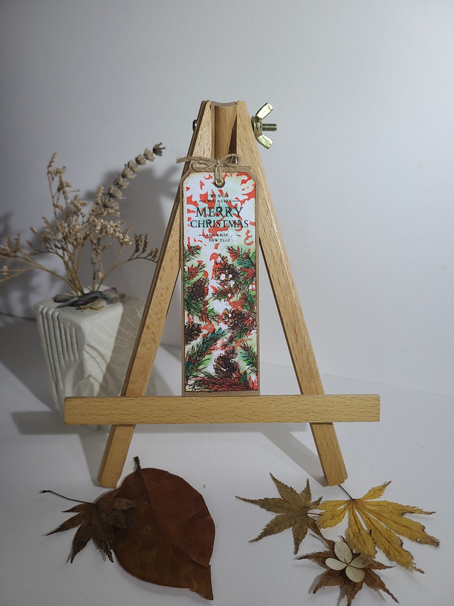 Marque-page MERRY CHRISTMAS and Happy New Year