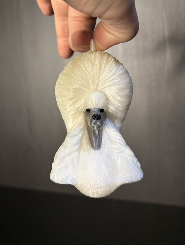 Poodle White Celestial
