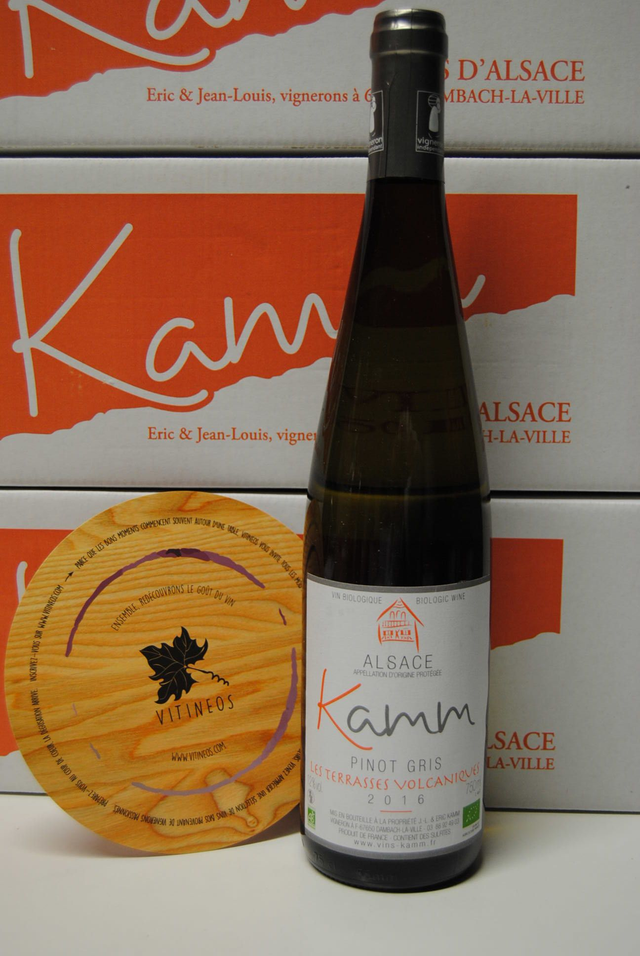 Pinot Gris Les Terrasses Volcaniques 2018 - Blanc Sec Tranquille - Domaine Kamm (Jean-Louis et Eric Kamm)