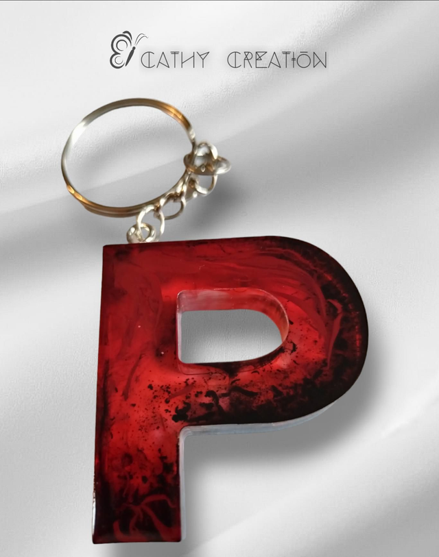 Porte clés initiale P