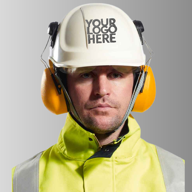 Customisable hardhat perfect for the work site