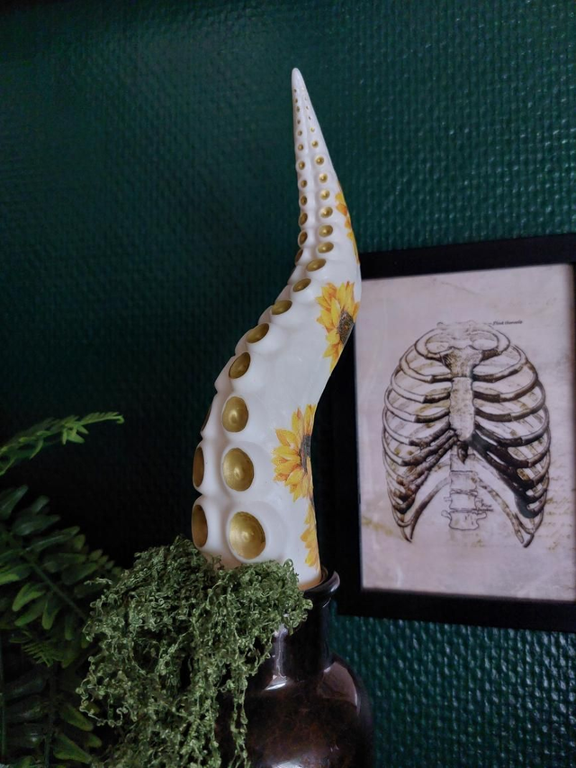 Tentacule tournesol déco pour plante 