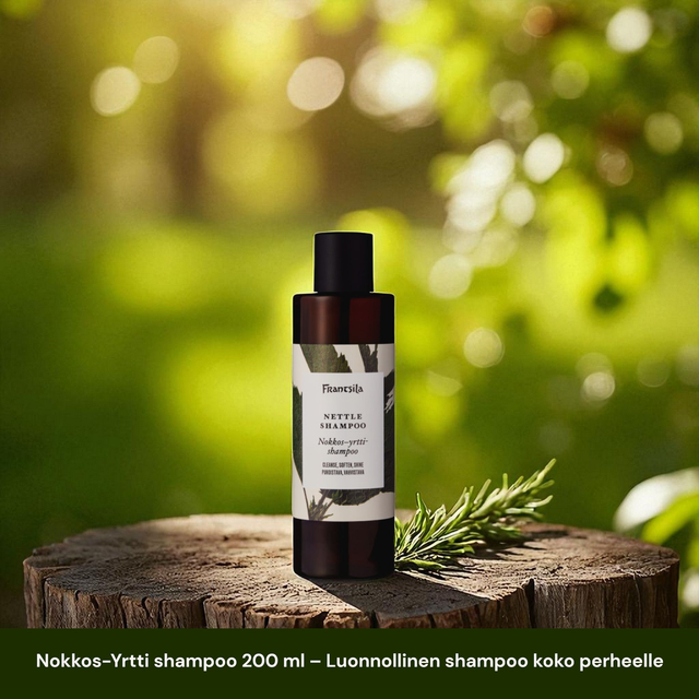 Frantsila Nokkos-Yrtti shampoo 200 ml – Luonnollinen shampoo koko perheelle