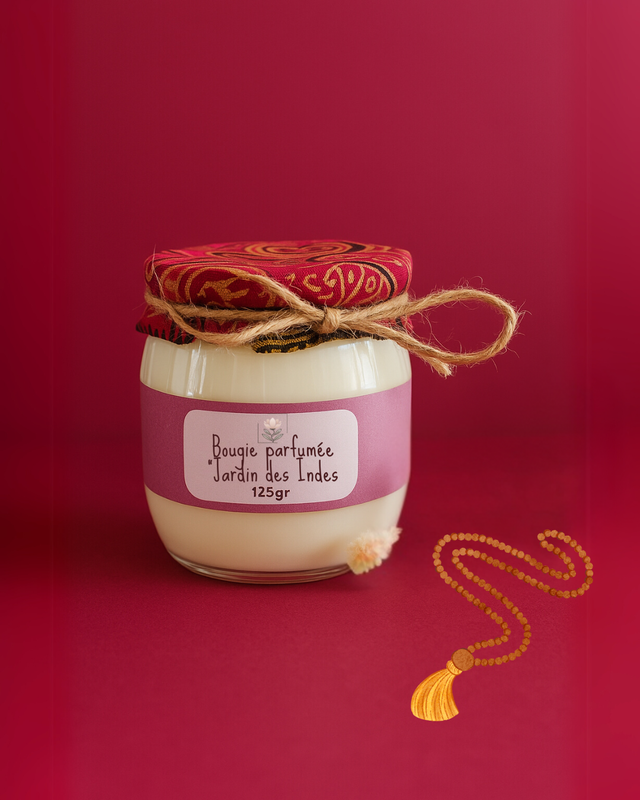 Bougie parfumée - Jardin des Indes