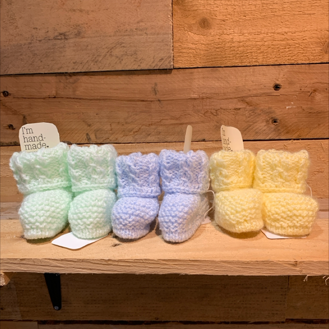 Hand Knitted Booties 