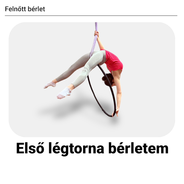 Első Légtorna bérletem (10 alkalom)