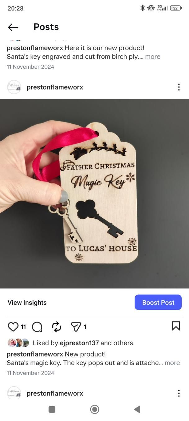 Personalised Magic key 